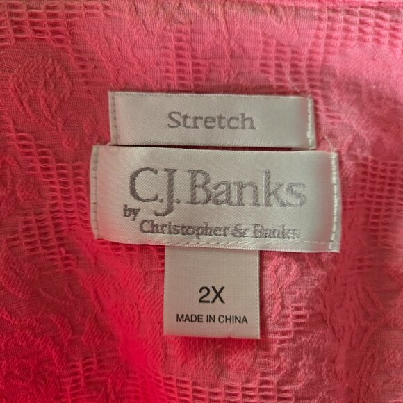 CJ BANKS Coral Jacket 2X - Picture 4 of 6